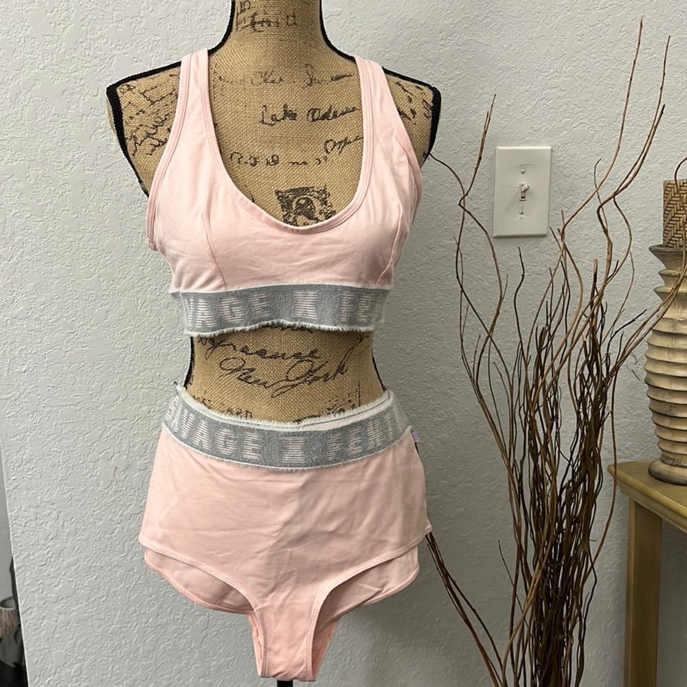 Savage X Fenty high bikini panty and bralette!